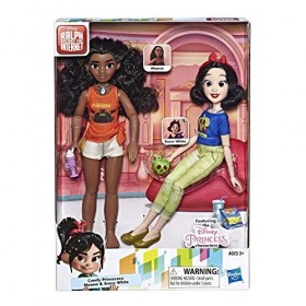 Disney Princess Ralph Breaks The Internet Movie Dolls, Moana and Snow White Dolls with Comfy Clothes and Accessories