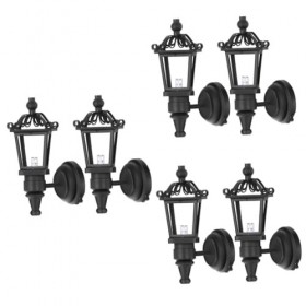 ibasenice 6 Pièces Applique Éclairage De Maison De Poupées Éclairage LED Zona Kit Déclairage De Maison De Poupée Accessoires