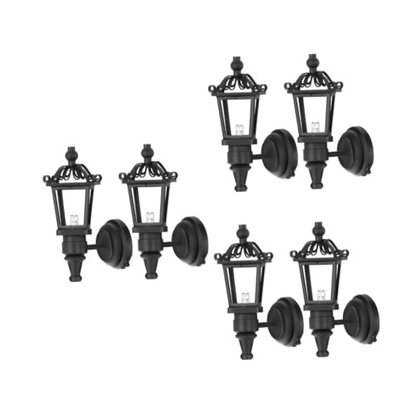 ibasenice 6 Pièces Applique Éclairage De Maison De Poupées Éclairage LED Zona Kit Déclairage De Maison De Poupée Accessoires