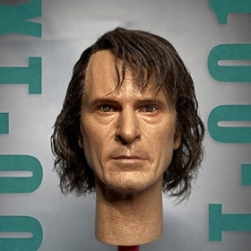 CNSMCWG Sculpture De Tête De Figurine Masculin À Léchelle 1/6, Sculpture Tête De Clown Joaquin Phoenix, Tête De Poupée pour 