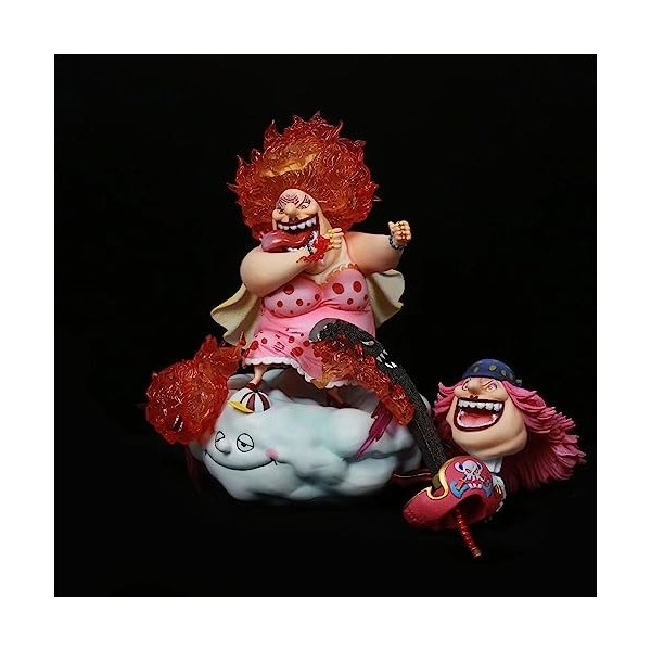 PIZEKA Figurines En Boîte One Piece Big Mom Personnage Danime Figurines Animées Statues Statiques En PVC Décorations Ornemen