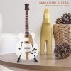 Semme - Guitare Miniature Blanc - Mini Instrument avec étui - Enfant ou Musique - 7 in