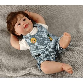 20 Pouces Reborn Bébé Poupées Corps Complet Silicone Vinyle Reborn Bambin Poupées Étanche Anatomiquement Correct Bébé Poupée 