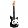 ICECHEN 6 Cordes Musique Guitare éLectrique Enfants Instruments de Musique Jouets éDucatifs pour Enfants Noir 500037598