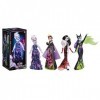 Disney Villains Collection Noire et Lumineuse, Pack de 4 poupées mannequins, exclusivité Amazon