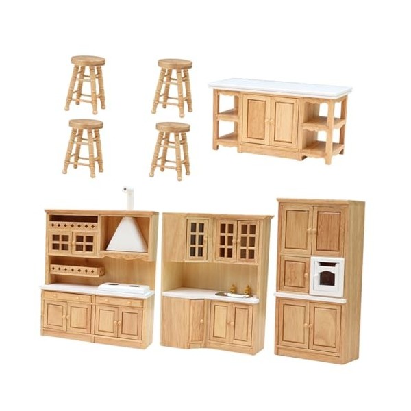 OATIPHO 1 Ensemble De Meubles Miniature Maison De Poupée Accessoires Mini Maison Cuisine Miniature Prop Micro Paysage Décorat