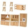 OATIPHO 1 Ensemble De Meubles Miniature Maison De Poupée Accessoires Mini Maison Cuisine Miniature Prop Micro Paysage Décorat