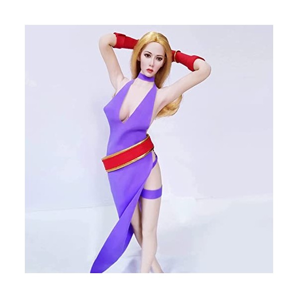 MDybf Vêtements De Poupée pour Figurine Féminine à Léchelle 1/6, Ensemble De Vêtements pour Poupée King of Fighters B Jenet 