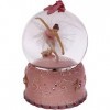 Singeek Boîte à Musique rotative en Forme de Boule de Cristal pour poupée Miniature Maison de poupée Cadeau danniversaire Sa