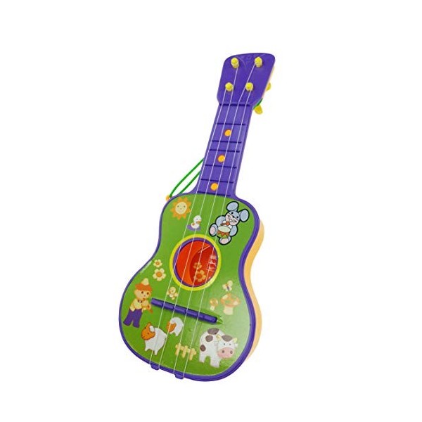 SM SunniMix Ukulélé Jouet pour Enfants, ukulélé Guitare 12,6 Pouces