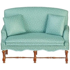 Melody Jane Maison de poupée JBM JBM - Meubles de salon miniatures en noyer