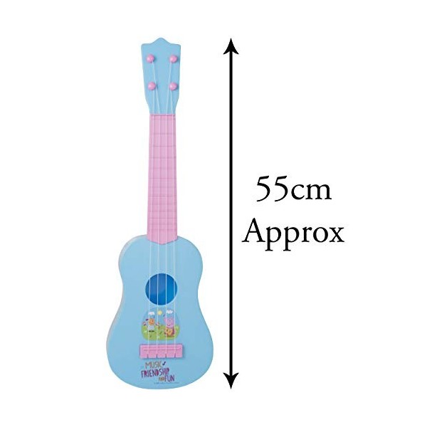 Guitare Peppa Pig | Guitare acoustique Peppa Pig avec 4 cordes | Guitare pour enfants Peppa Pig Toys Instruments de musique p