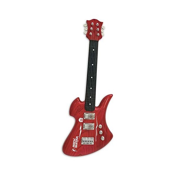 Bontempi Icom Bontempi 4815 Electric Rock Guitar with Sound Effects Red 24 4815