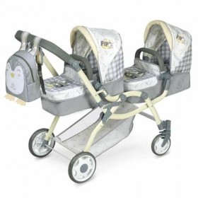 Chariot pour poupées DeCuevas Large Twin Pipo 80347