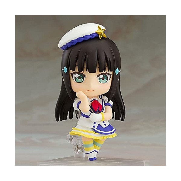 La poupée modèle Kurosawa Dia version Q, le personnage de lanime "Lovelive! Sunshine !!", pose debout, y compris les accesso