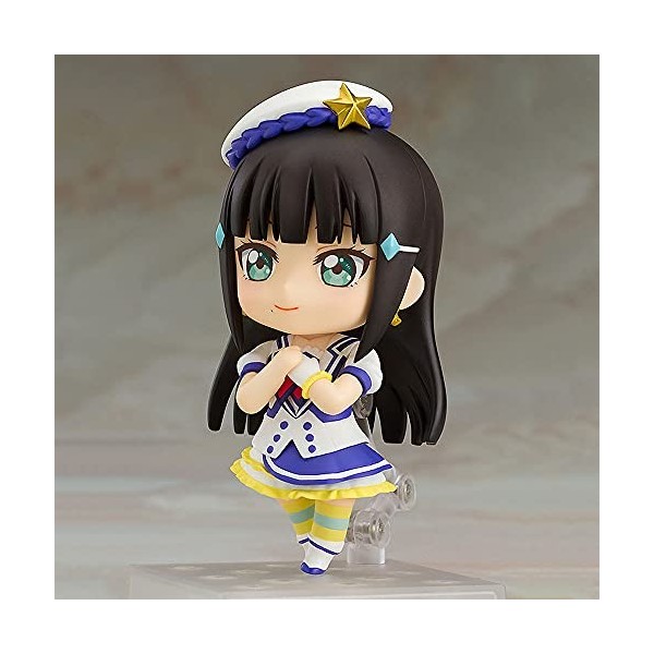 La poupée modèle Kurosawa Dia version Q, le personnage de lanime "Lovelive! Sunshine !!", pose debout, y compris les accesso