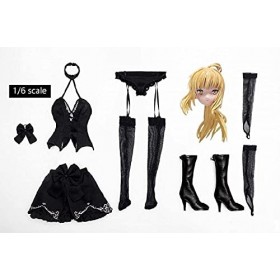 MDybf Accessoires à léchelle 1/6, bracelet sculpté de tête pour figurine danime féminin de 30,5 cm, accessoires à léchelle