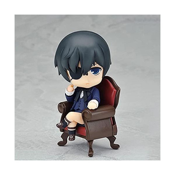 Poupée modèle Ciel Phantomhive version Q, le protagoniste masculin de lanime "Kuroshitsuji", la posture debout mesure 3,9 po