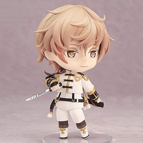 Poupée modèle monoyoshi sadamune version Q, personnage masculin à Touken Ranbu, posture debout, mesure 3,9 pouces de hauteur,