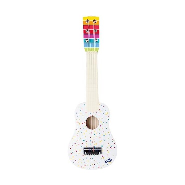 small foot 10382 Guitare "Sound", instrument de musique pour petits musiciens, conception colorée