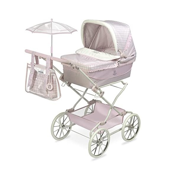 DeCuevas Nice Chariot de poupées Pliable avec Parasol 82046