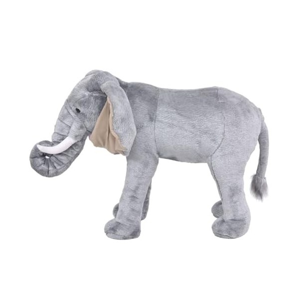 Homgoday Éléphant en Peluche debout Gris XXL Accessoires pour Poupées en Peluche Poupées