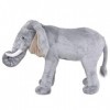 Homgoday Éléphant en Peluche debout Gris XXL Accessoires pour Poupées en Peluche Poupées