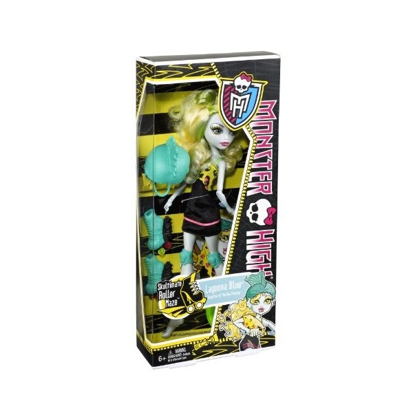 Monster High - BCJ00 - Poupée - Sports - Roller Maze - Lagoona