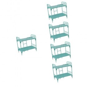 ibasenice 5 Pièces Lit Superposé Mini Moule Mini Lit Mini Échelle 1/12 Meubles Miniture Maison Meubles Miniature Échelle Supe