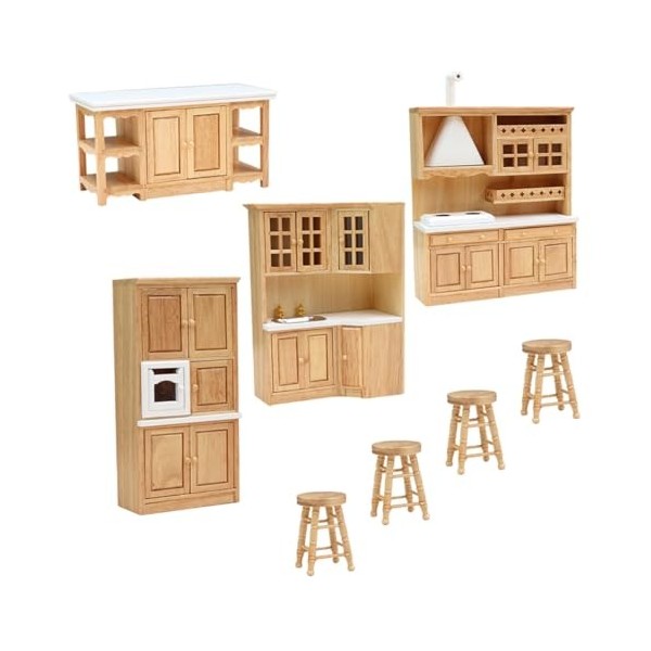 Totority 1 Set Meubles Mini Maison Accessoires De Cuisine Mini Cuisine Décor Mini Maison Accessoires Miniature Maison Accesso