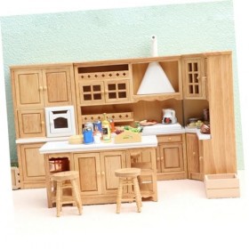 Totority 1 Set Meubles Mini Maison Accessoires De Cuisine Mini Cuisine Décor Mini Maison Accessoires Miniature Maison Accesso