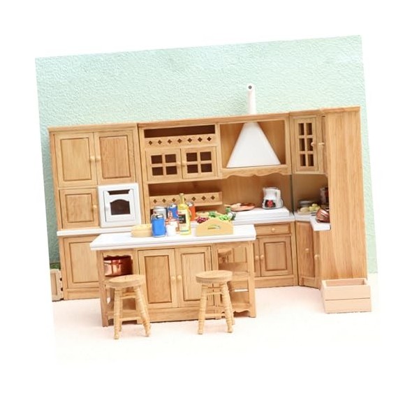 Totority 1 Set Meubles Mini Maison Accessoires De Cuisine Mini Cuisine Décor Mini Maison Accessoires Miniature Maison Accesso