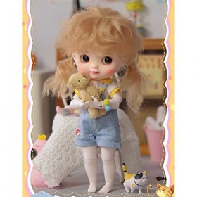 1/6 Bjd Doll Poupée SD 24.5&nbsp;cm Exquisite 9.6inch Ball Joint Doll avec Vêtement, Perruque, Maquiller + Accessoires, Cadeaux po