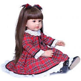 Poupées réalistes pour Tout-Petits, Bouquets de Cheveux, poupées pour bébés Reborn, Toucher Doux, poupées pour Enfants, Cadea