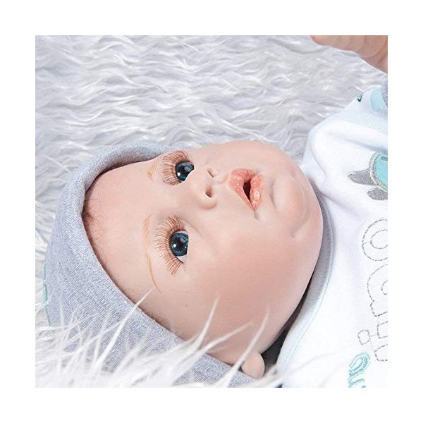 Reborn Baby Dolls, Simulation Baby 57cm Rebirth Doll Jouets pour Enfants en Silicone, 57cm, Nourrir Les poupées 57cm 