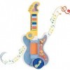 Jouet Musical de Guitare électrique pour Enfants pour Les Tout-Petits Instrument de Musique Multifonctionnel avec Piano et Ta