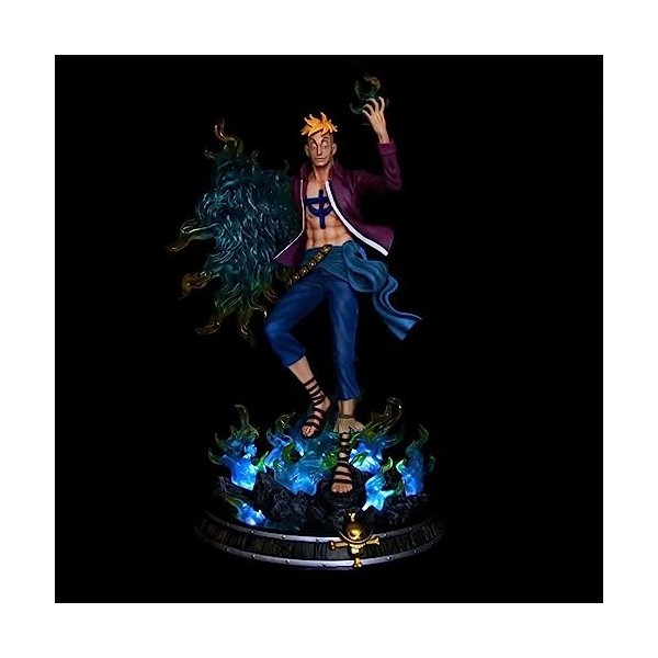 PIZEKA Figurines Animées One Piece Personnage Danime Lueur Chiffres De Modèle De Boîte Statues Statiques en PVC Ornements De