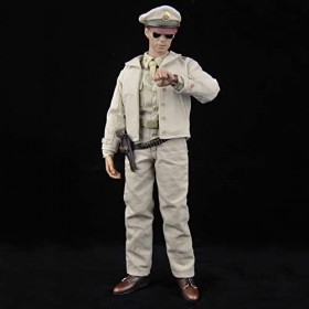 CNSMCWG 1/6 Soldat Action Figurines Masculin Clothes, Costume duniforme Dété De Capitaine sans Corps , Applicable Aux Vête
