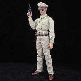 CNSMCWG 1/6 Soldat Action Figurines Masculin Clothes, Costume duniforme Dété De Capitaine sans Corps , Applicable Aux Vête