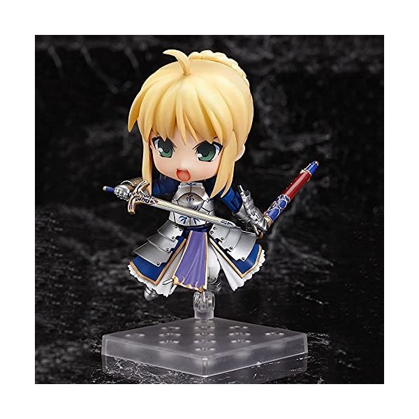 JJRPPFF La Poupée Mobile Nendoroid Altria Pendragon, De Fate Night, La Base Et Les Accessoires Peuvent Être Remplacés par des