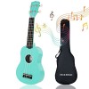 Hua Wind Soprano ukulélé 21 pouces ukulélé pour débutants, enfants guitare quatre cordes ukulélé pour enfants en bois avec le