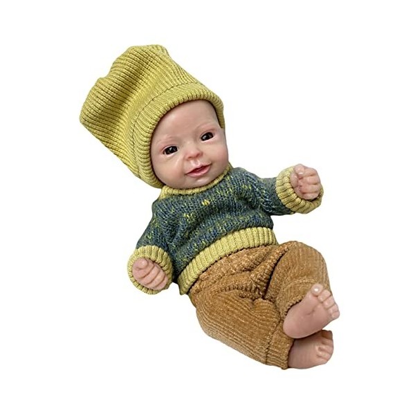 Hudhowks 5 Pcs Poupée bébé réaliste | Poupée bébé Nouveau-né Doux - Belle Vraies poupées bébé avec des Jambes et des Bras Mob