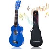 Hua Wind Soprano ukulélé 21 pouces ukulélé pour débutants, enfants guitare quatre cordes ukulélé pour enfants en bois avec le