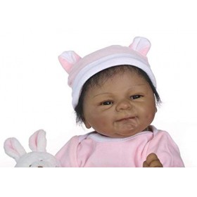 Reborn Baby Dolls Aides à la mémoire Poupée Reborn Soft Tape Body Simulation Rebirth Baby 18 "Fait à la Main pour Enfant de 3