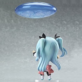 Poupée modèle noeru version Q, un personnage animé de lordre des corps célestes, pose debout,Avoir les cheveux bleu-vert, me