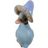 Generisch 1 canard avec chapeau champignon 17 x 10 cm - Canard domestique - Volaille - Figurine animale - Décoration - SRBG H