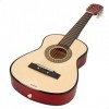 WOOMAX 49367 Woomax-Guitare en Bois 76 cm + 3 A