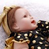 Reborn Baby Dolls Aides à la mémoire Simulation Silicone Baby Doll Reborn Doll 22"Fait à la Main pour Enfant de 3 Ans et Plus