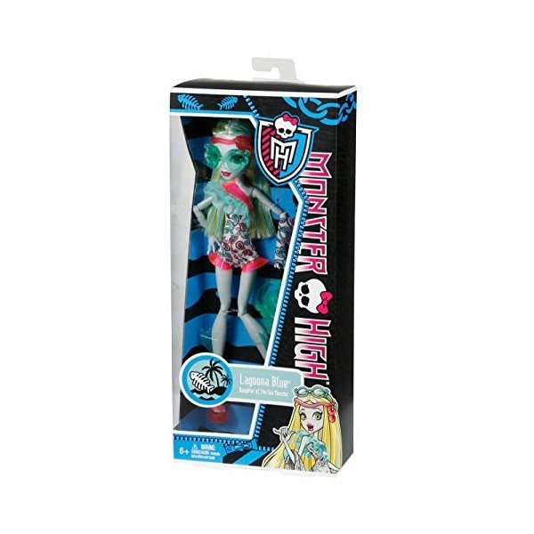 Monster High Swim Class - En Maillot De Bain Serie ASST. Y7302 Poupée Doll Y7305 Lagoona Blue