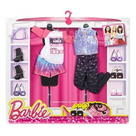 Barbie Lot de 2 Accessoires Tendance et décontractés.